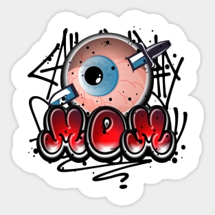 Mom Monster Eye Sticker